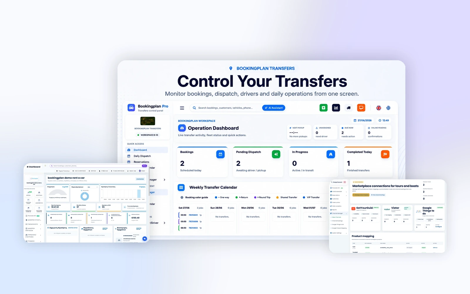 BOOKINGPLAN product ecosystem