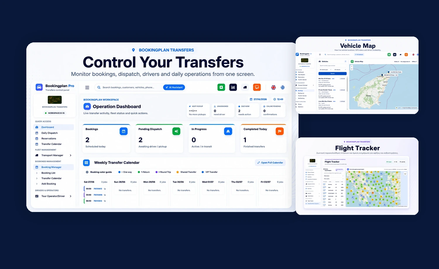 BOOKINGPLAN Pro Transfers